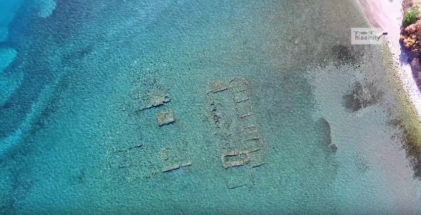 Εντυπωσιακές εικόνες από την βυθισμένη Ατλαντίδα της Αργολίδας στην Αρχαία Επίδαυρο (βίντεο)