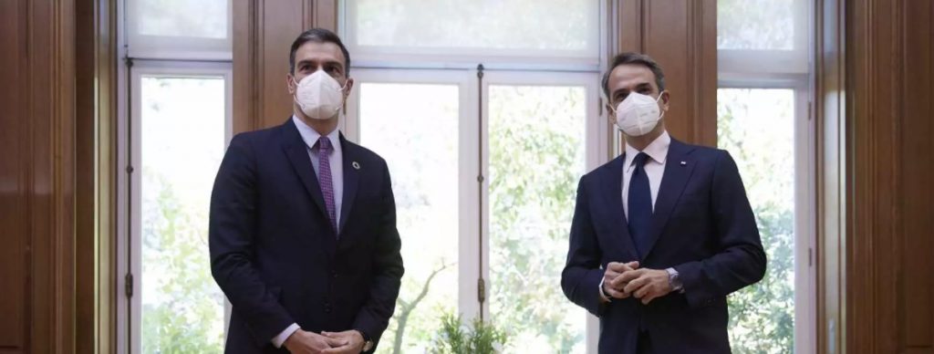 Κοινές δηλώσεις Κ.Μητσοτάκη – Π.Σάντσεθ: «Οι σύμμαχοί μας σε Ε.Ε. και ΝΑΤΟ απορρίπτουν τις προκλήσεις της Άγκυρας»