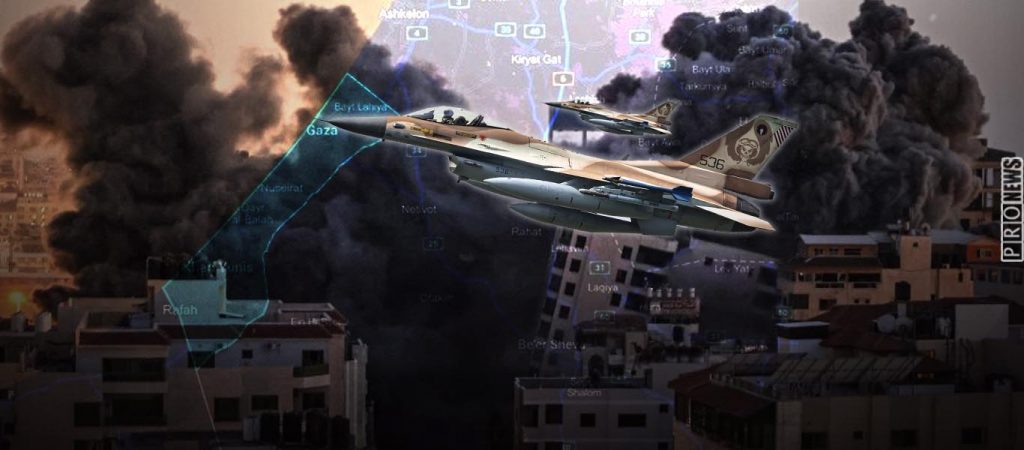 Ισραηλινά μαχητικά αεροσκάφη βομβάρδισαν πύργο στη Γάζα: Ζημιές σε τουρκικό κτίριο (βίντεο)