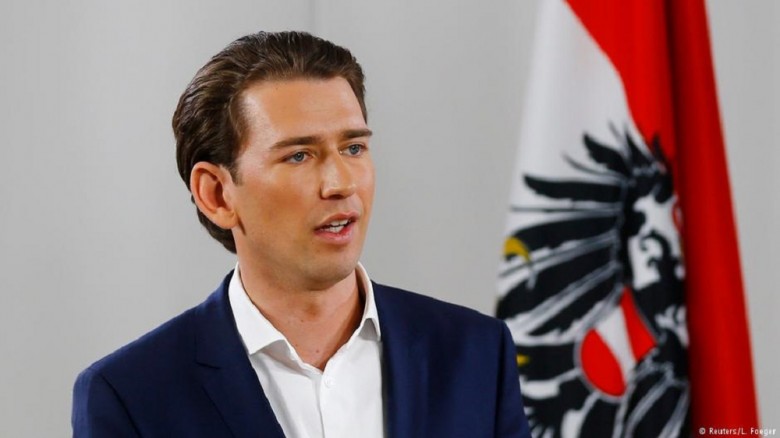 Αυστρία: Ο Σεμπάστιαν Κουρτς ύψωσε σημαία του Ισραήλ στην καγκελαρία