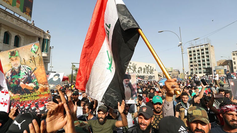 Μεγάλες διαδηλώσεις στο Ιράκ κατά του Ισραήλ και υπέρ των Παλαιστινίων