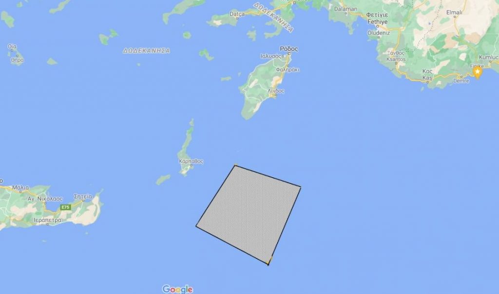 Η Τουρκία με αντι-NAVTEX αμφισβητεί την ελληνική κυριαρχία νοτιοανατολικά της Καρπάθου