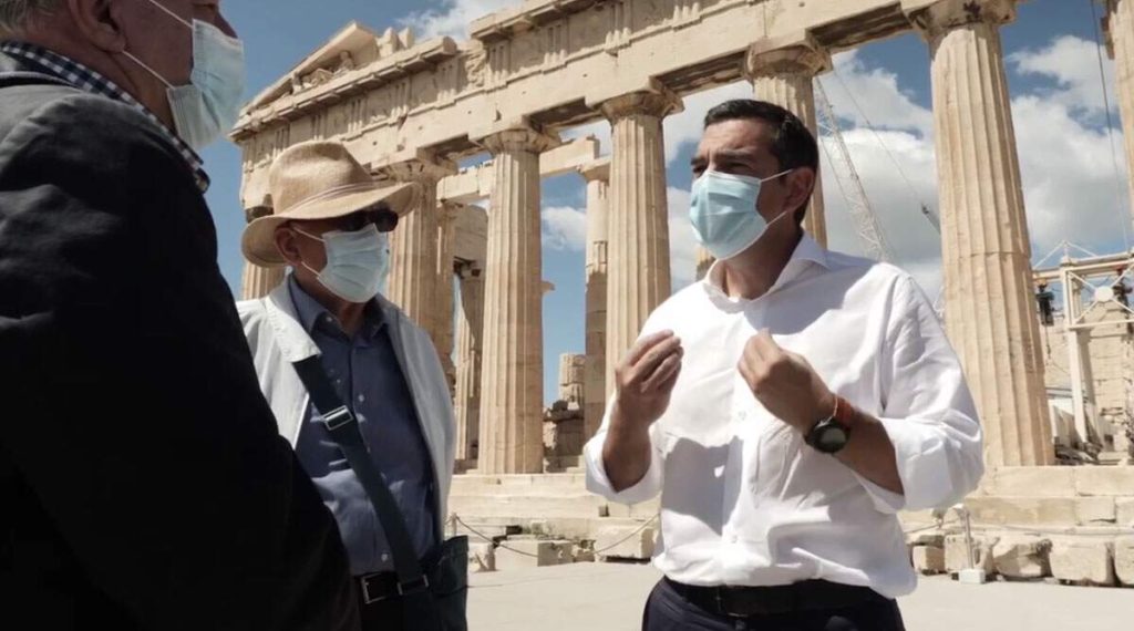 Αλέξης Τσίπρας για Ακρόπολη: «Η κυβέρνηση επιδεικνύει ιδιοκτησιακή νοοτροπία με αυτήν την τσιμεντένια παρέμβαση»