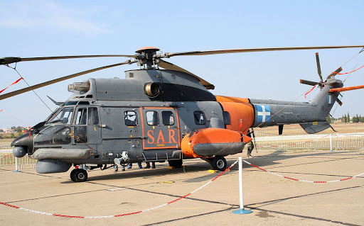 Ελικόπτερο Super Puma της ΠΑ διέσωσε 63χρονο με κανό στην Ικαρία