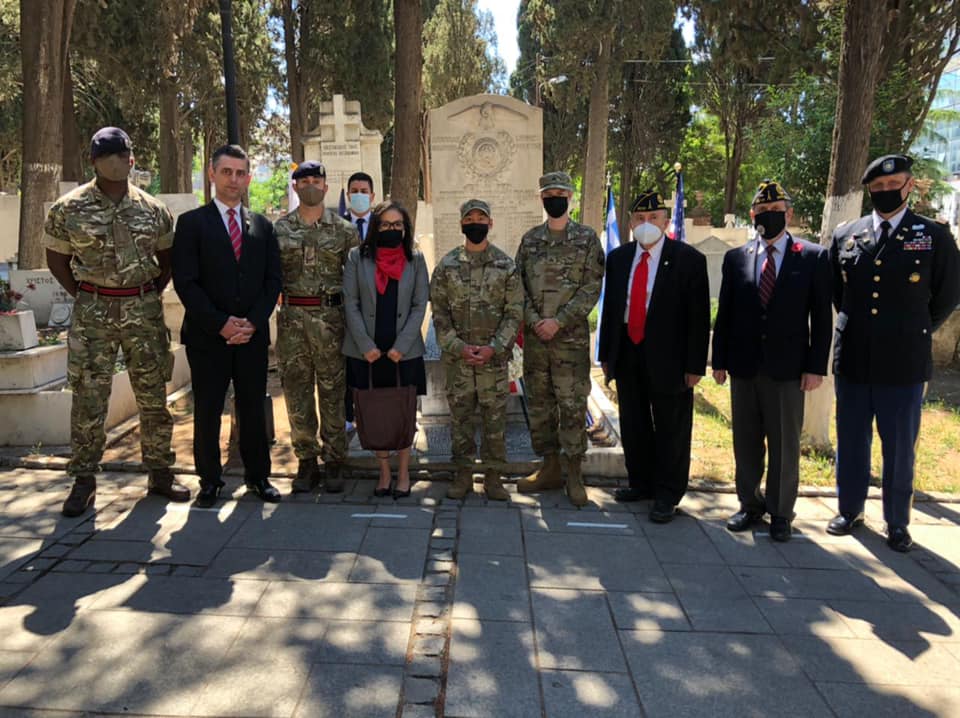 Το τμήμα AHEPA Καλαμαριάς τίμησαν τους πεσόντες Ελληνοαμερικάνους στρατιωτικούς