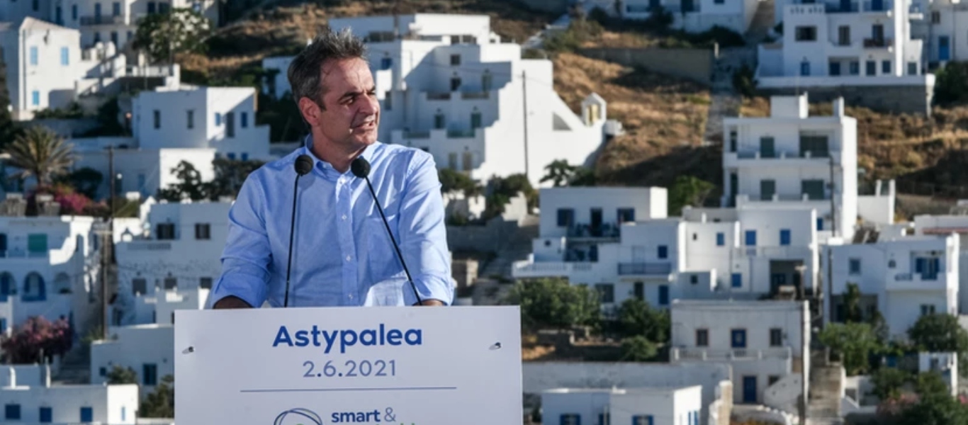 Κ.Μητσοτάκης από Αστυπάλαια: «Τολμηρός ο σχεδιασμός μας – Το νησί θα γίνει η δοκιμαστική βάση για την πράσινη μετάβαση»