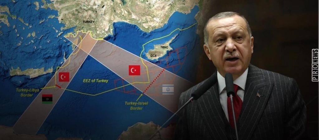 Τουρκία και Παλαιστίνη «μια ανάσα» από συμφωνία για κοινή ΑΟΖ που «εξαφανίζει» Ελλάδα & Κύπρο – Πρόκληση και προς Ισραήλ