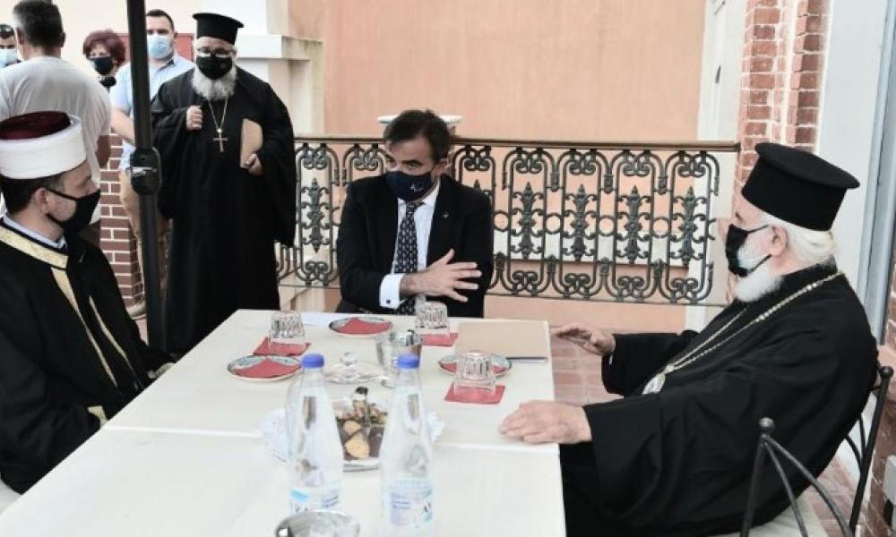 Μ.Σχοινάς στην Ξάνθη σε συνάντηση με τον μητροπολίτη και τον τοποτηρητή της Μουφτείας: «Αυτά τα παραδείγματα θέλει η ΕΕ»
