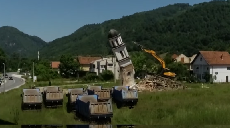 Βοσνία: Κατεδάφισαν ορθόδοξη Εκκλησία για χάρη μίας μουσουλμάνας (βίντεο)