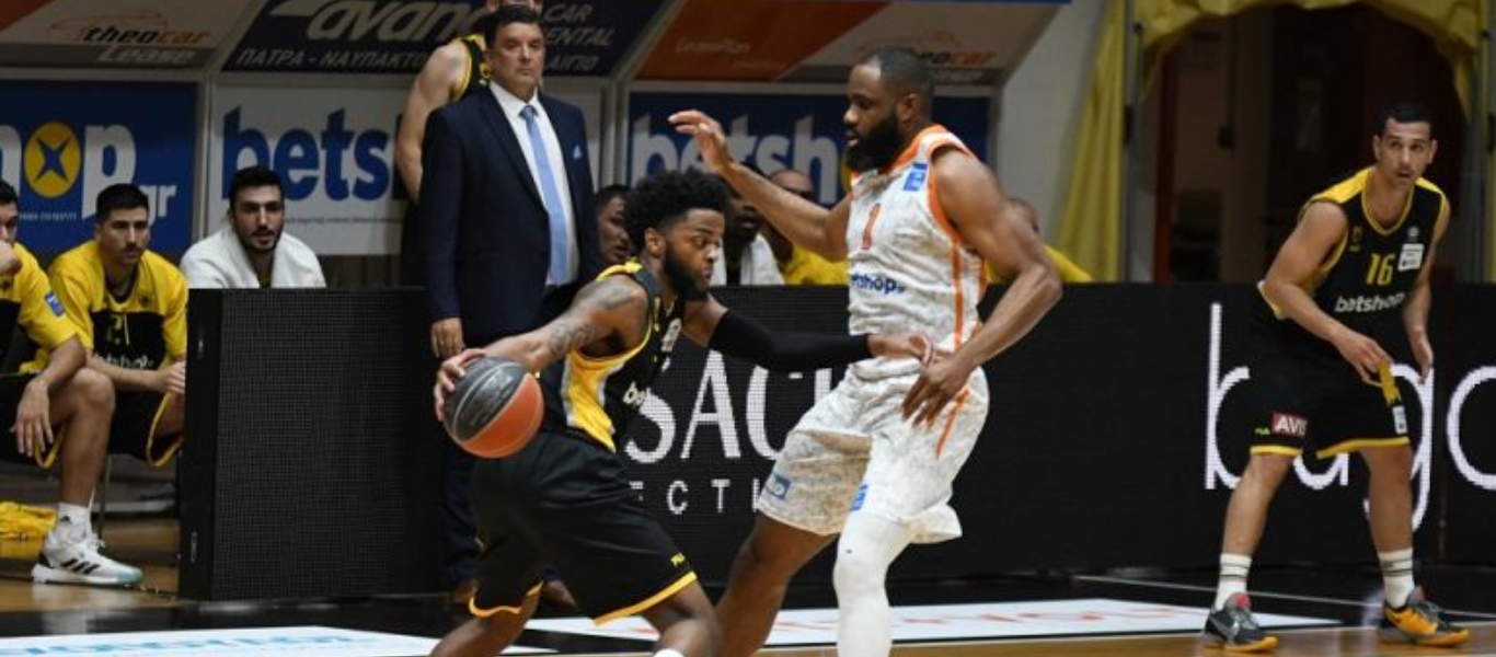 Προμηθέας – ΑΕΚ 80-81: Πέρασε από την Πάτρα η «Ένωση» με σούπερ Μέικον