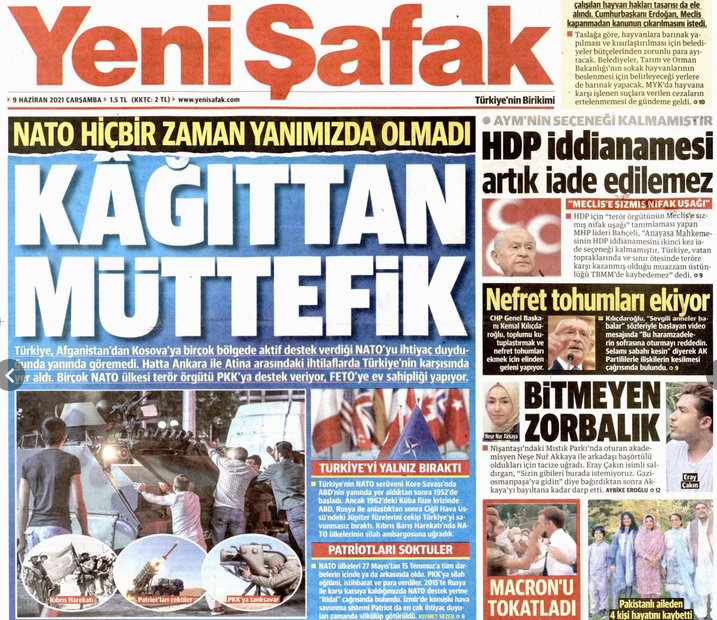 Τους έπιασε το παράπονο τους Τούρκους: «Το ΝΑΤΟ ποτέ δεν στάθηκε δίπλα μας – Συμμαχία στα χαρτιά»