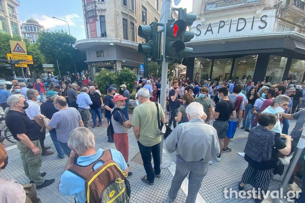 Θεσσαλονίκη: Σε εξέλιξη οι απεργιακές κινητοποιήσεις κατά του εργασιακού νομοσχεδίου (φώτο)