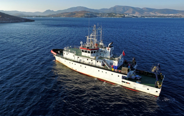 Απέναντι από τη Λέσβο τουρκικό ερευνητικό σκάφος