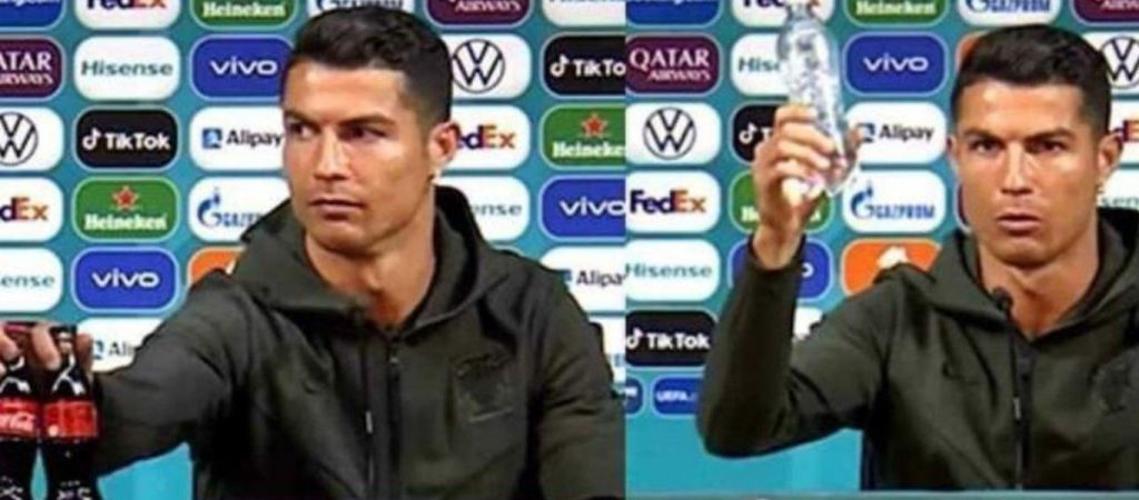 «Το φυσάει και δεν κρυώνει» η Coca Cola – Έχασε 4 δισ. δολάρια από την κίνηση του Ρονάλντο (βίντεο)