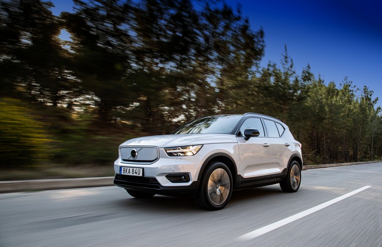Το νέο ηλεκτρικό Volvo XC40 Recharge στους δρόμους της Χαλκιδικής
