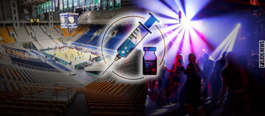 «Είσοδος μόνο σε εμβολιασμένους»: Το πλάνο της κυβέρνησης για τα γήπεδα, την διασκέδαση και τον πολιτισμό