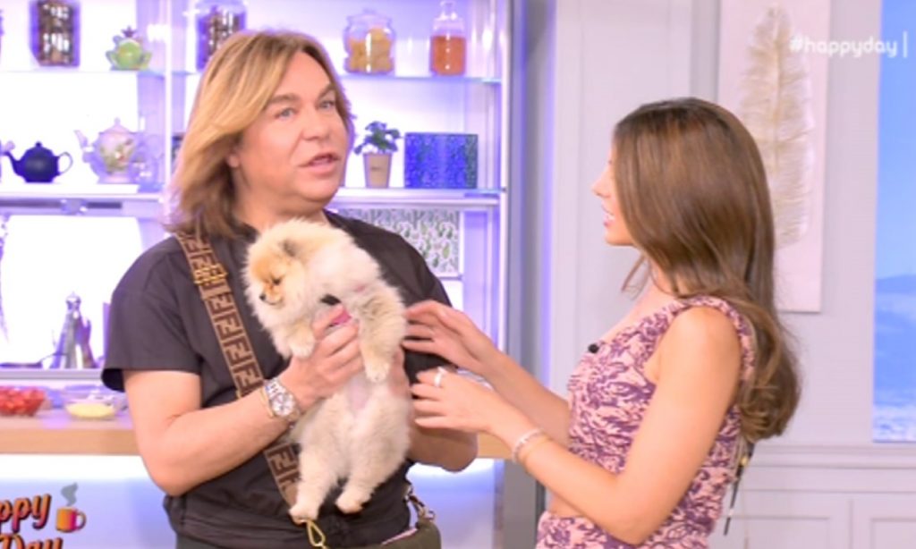 Επικός ο σκύλος του Τρύφωνα Σαμαρά: Τα «έκανε» μέσα στο στούντιο της Τσιμτσιλή! (βίντεο)