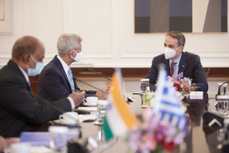 Με τον Ινδό ΥΠΕΞ συναντήθηκε ο Κυριάκος Μητσοτάκης – Τι συζήτησαν;