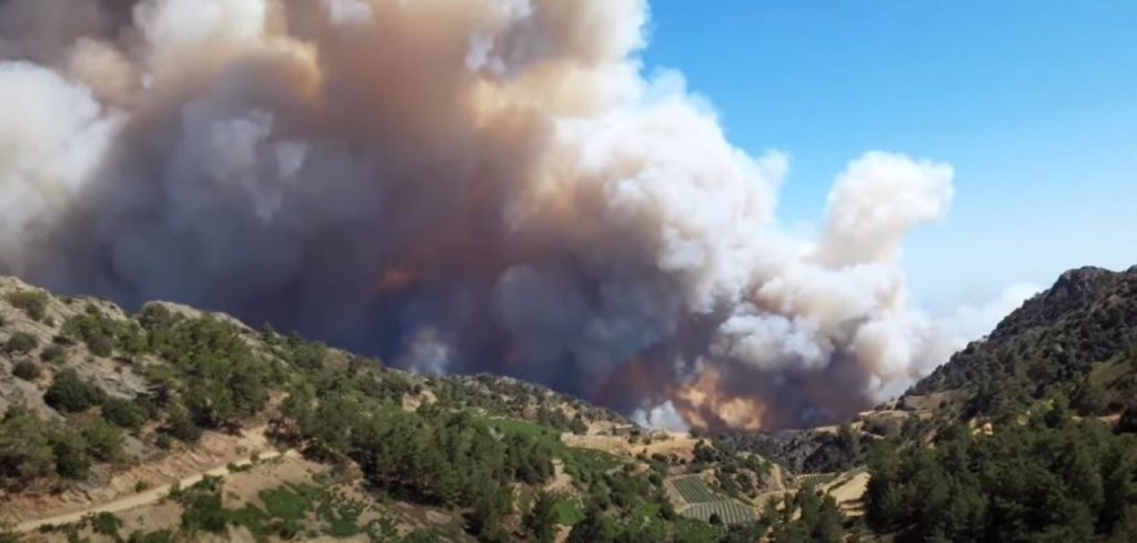 Κύπρος: Προφυλακίστηκε ο 67χρονος που συνελήφθη για την πρόκληση της φωτιάς