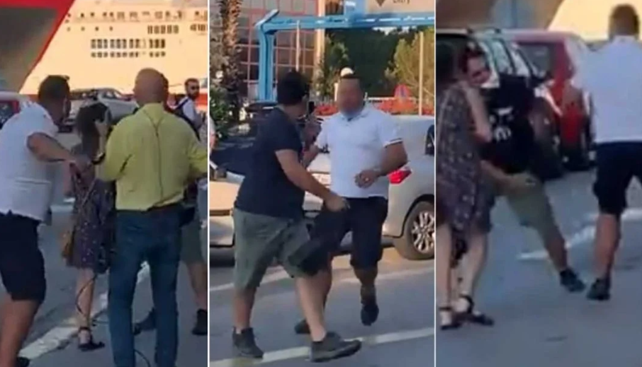 Αδιανόητη επίθεση κάμεραμαν του ΣΚΑΪ – Επιτέθηκε και ξυλοκόπησε πολίτη στο λιμάνι του Πειραιά (βίντεο)