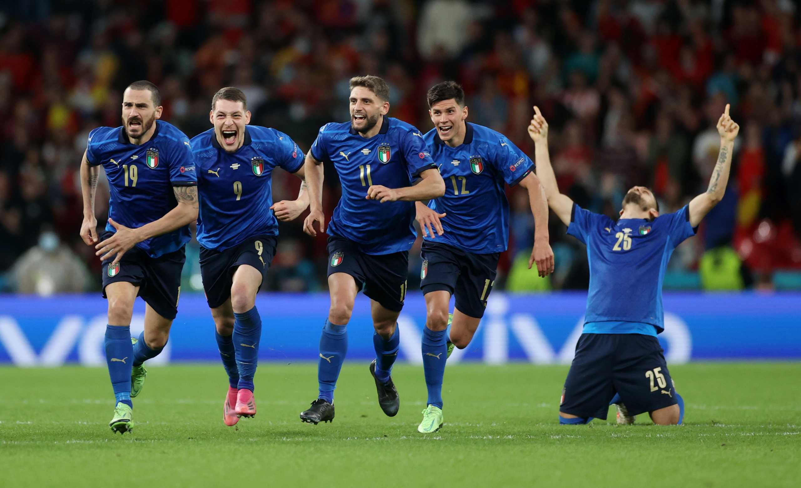 Ημιτελικός Euro 2020 Ιταλίας-Ισπανία 4-2 (πεν.): Οι «ταύροι» ήταν καλύτεροι αλλά την πρόκριση την πήραν οι «αντζούρι»