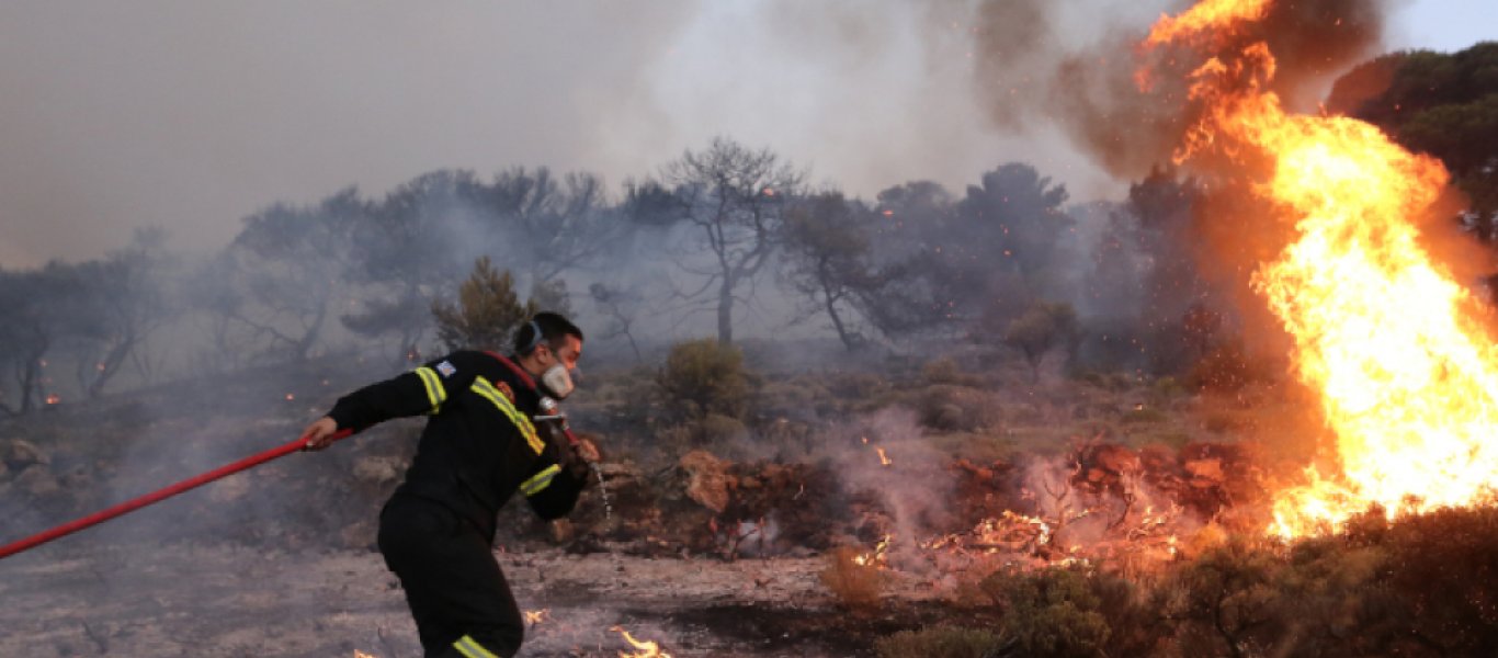 Φωτιά στην Παλλήνη – Άμεση κινητοποίηση της Πυροσβεστικής