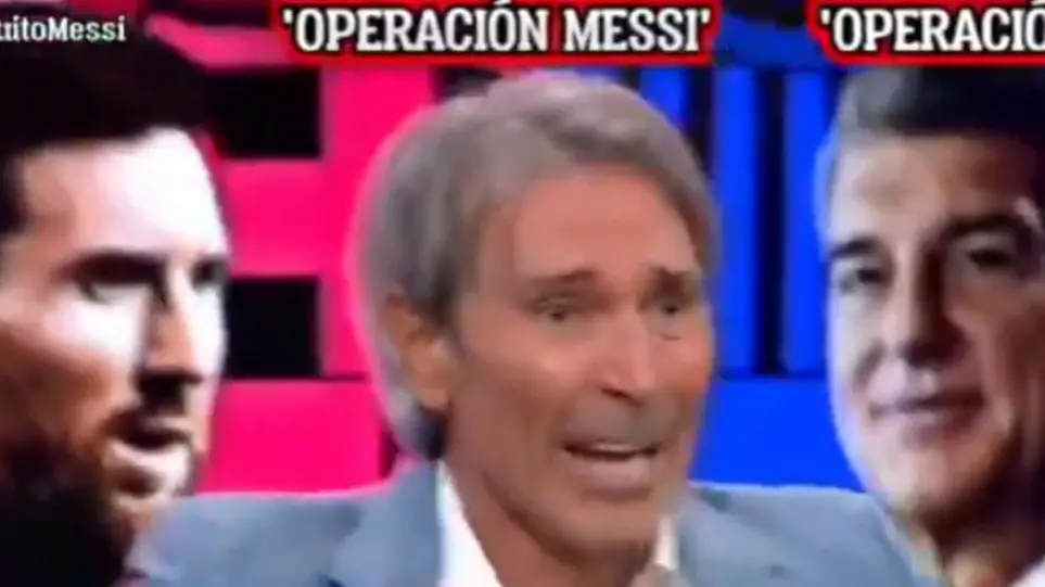 Παλαίμαχος της Μπαρτσελόνα ξέσπασε σε τηλεοπτική εκπομπή: «Δεν έχει νόημα η ζωή δίχως τον Μέσι»