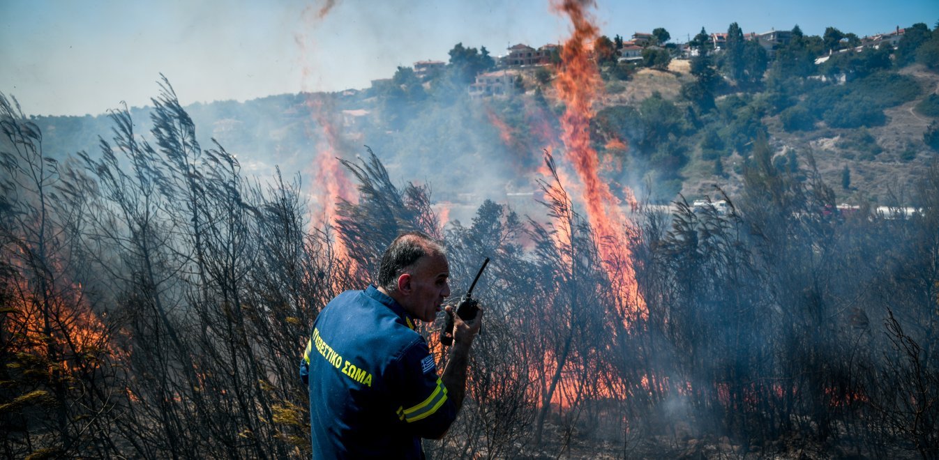 Φωτιά σε δασική έκταση στο Περίβλεπτο Μαγνησίας