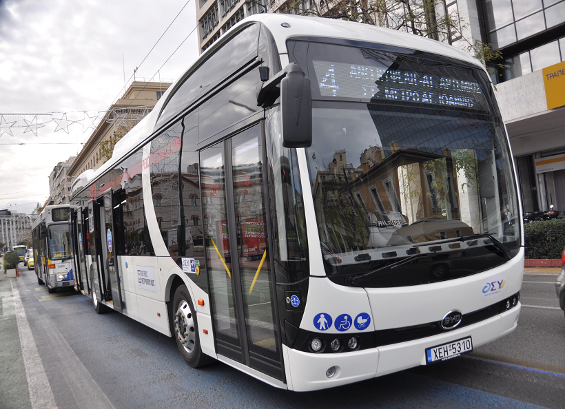 Δοκιμαστική διαδρομή ηλεκτρικού λεωφορείου στη γραμμή 2 Παγκράτι- Κυψέλη – Παρουσία του υπουργού Μεταφορών