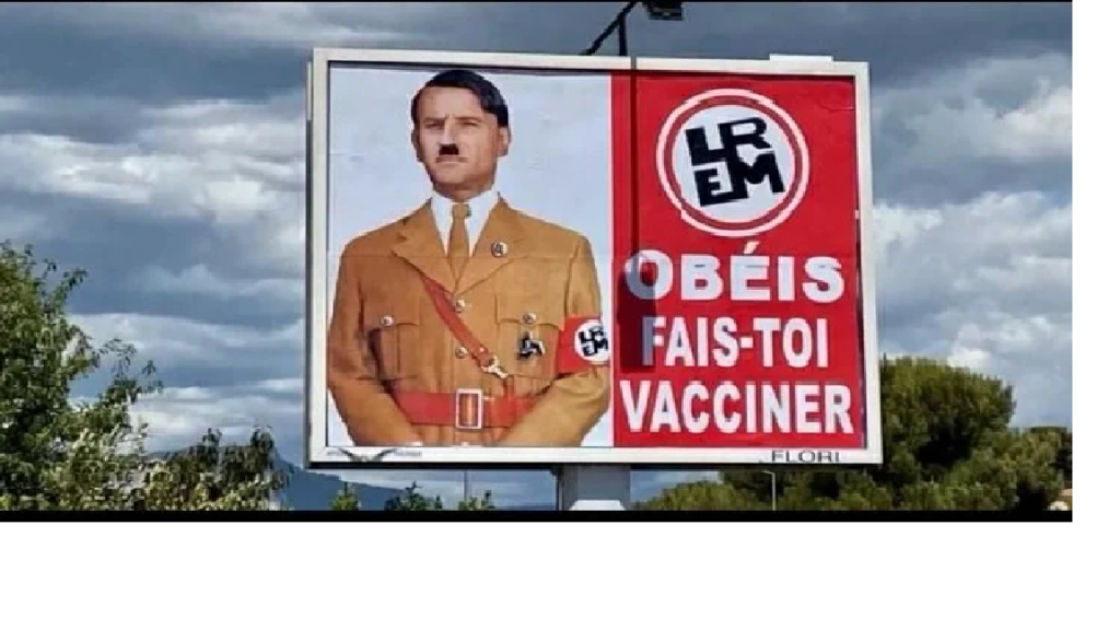 Γαλλία: Εισαγγελική έρευνα για την αφίσα που απεικονίζει τον Ε.Μακρόν ως Χίτλερ!