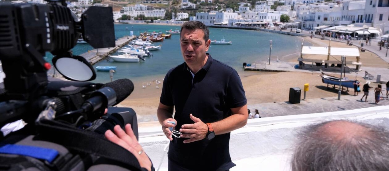 Α.Τσίπρας: «Χαρακτηριστικό παράδειγμα της παταγώδους αποτυχίας της κυβέρνησης η Μύκονος»