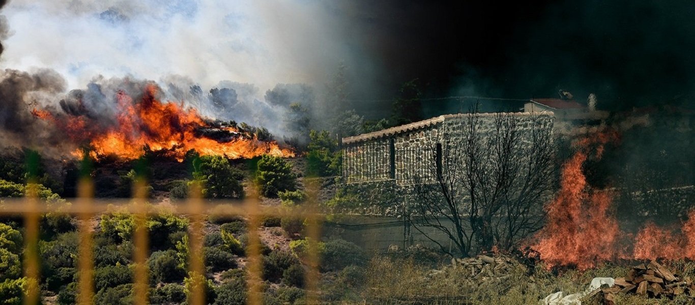 Aστυνομικός ρίχνεται σε φλεγόμενο σπίτι για να σώσει εμπρηστή (βίντεο)