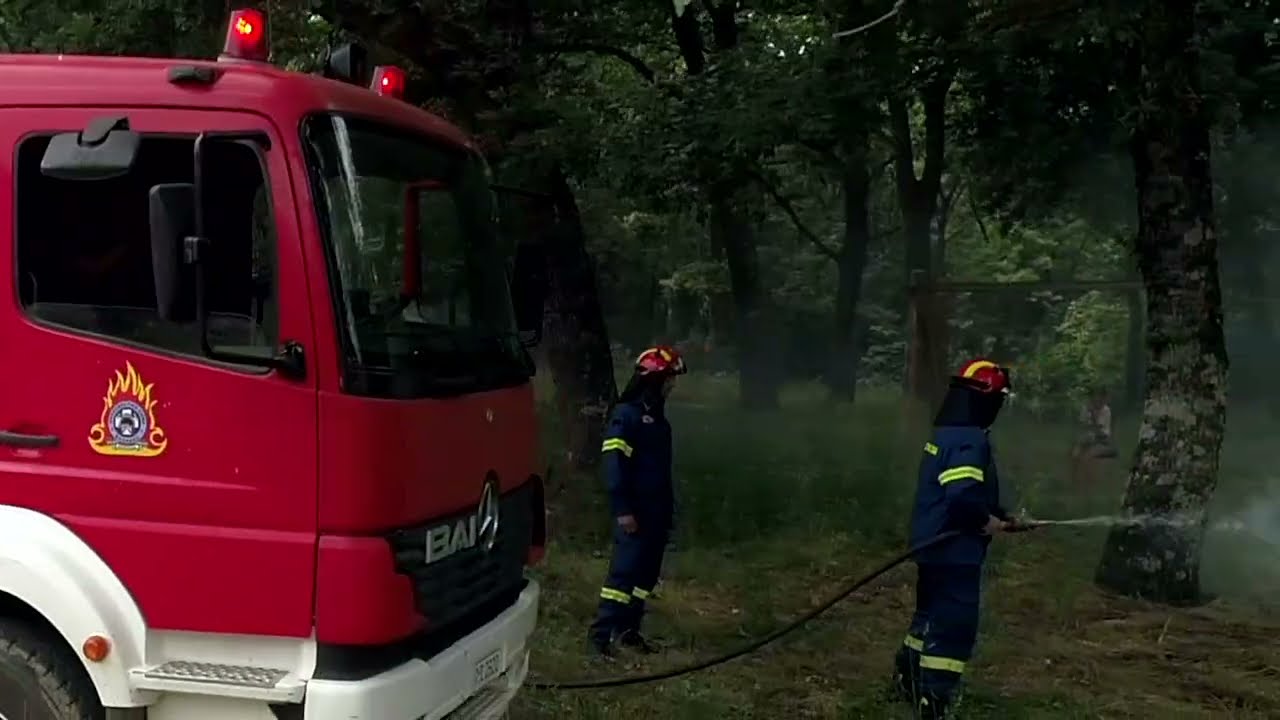 Ηράκλειο: Πυρκαγιά σε χορτολιβαδική έκταση στο χωριό Βόνη