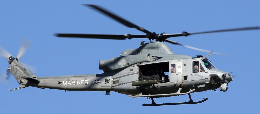 Αμερικανοί πεζοναύτες δοκίμασαν ελικόπτερα γενικής χρήσης UH-1Y Venom σε ανθυποβρυχιακό ρόλο