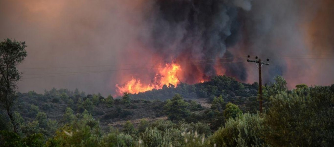 Υπό έλεγχο η φωτιά στη Ρόδο: Κάηκαν 70 στρέμματα δάσους