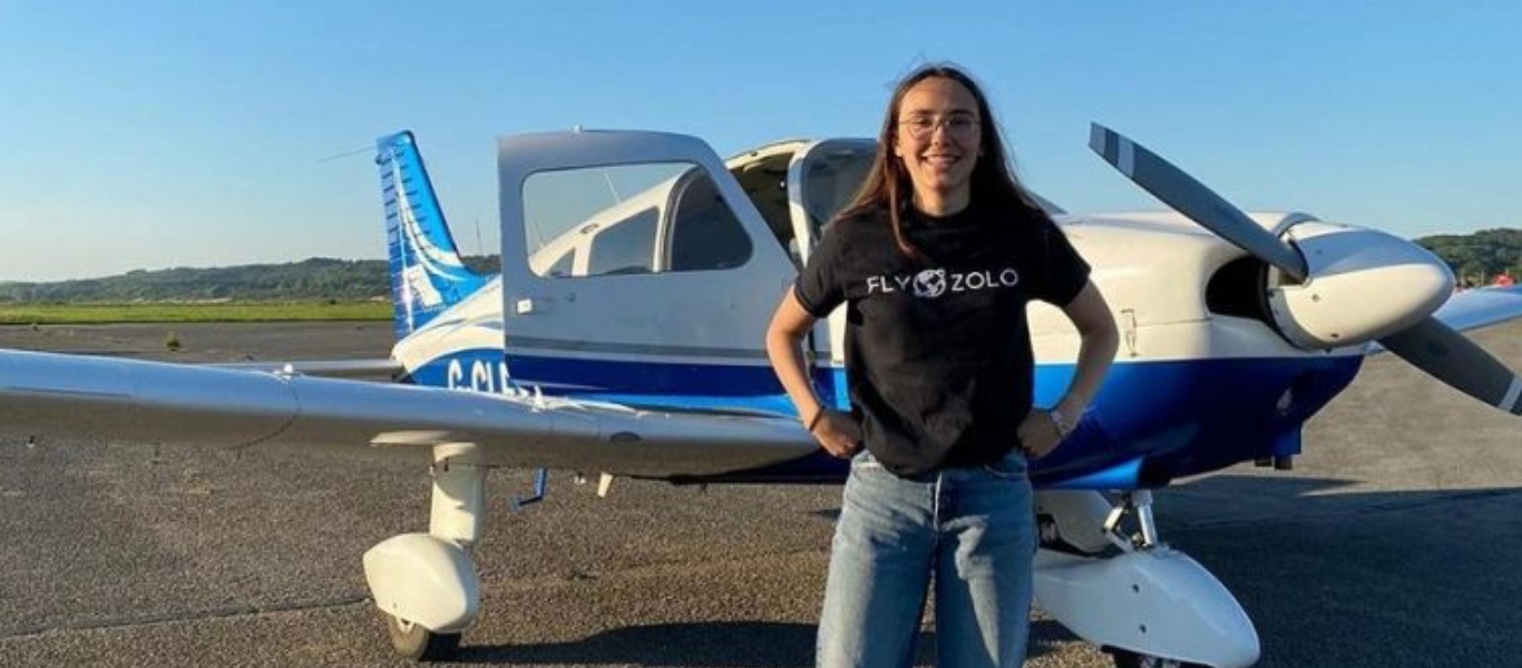 Η 19χρονη που θέλει να γίνει η νεότερη γυναίκα στον κόσμο που θα πετάξει αεροσκάφος