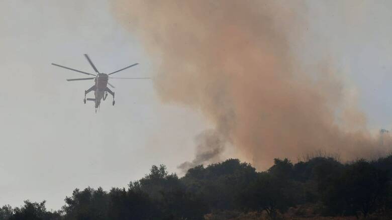 Ανεξέλεγκτη η φωτιά στη Σταμάτα – Δήμαρχος Διονύσου: «Οι φλόγες έχουν ήδη φτάσει στα πρώτα σπίτια»