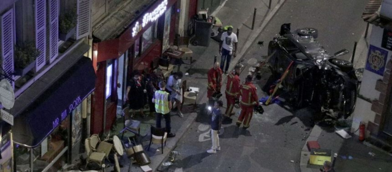 Παρίσι: Αυτοκίνητο έπεσε επάνω σε μπαρ – Ένας νεκρός και έξι τραυματίες ο απολογισμός (βίντεο)