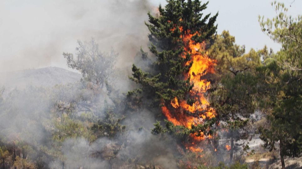 Ενισχύονται οι δυνάμεις στη φωτιά στη Ρόδο