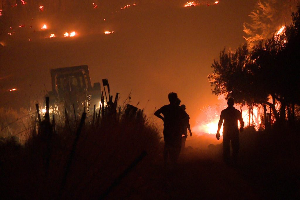 Φωτιά Εύβοια – Καταγγελία: «Δεν ήρθε κανένα μήνυμα από την Πολιτική Προστασία – Η αστυνομία μας είπε να φύγουμε»