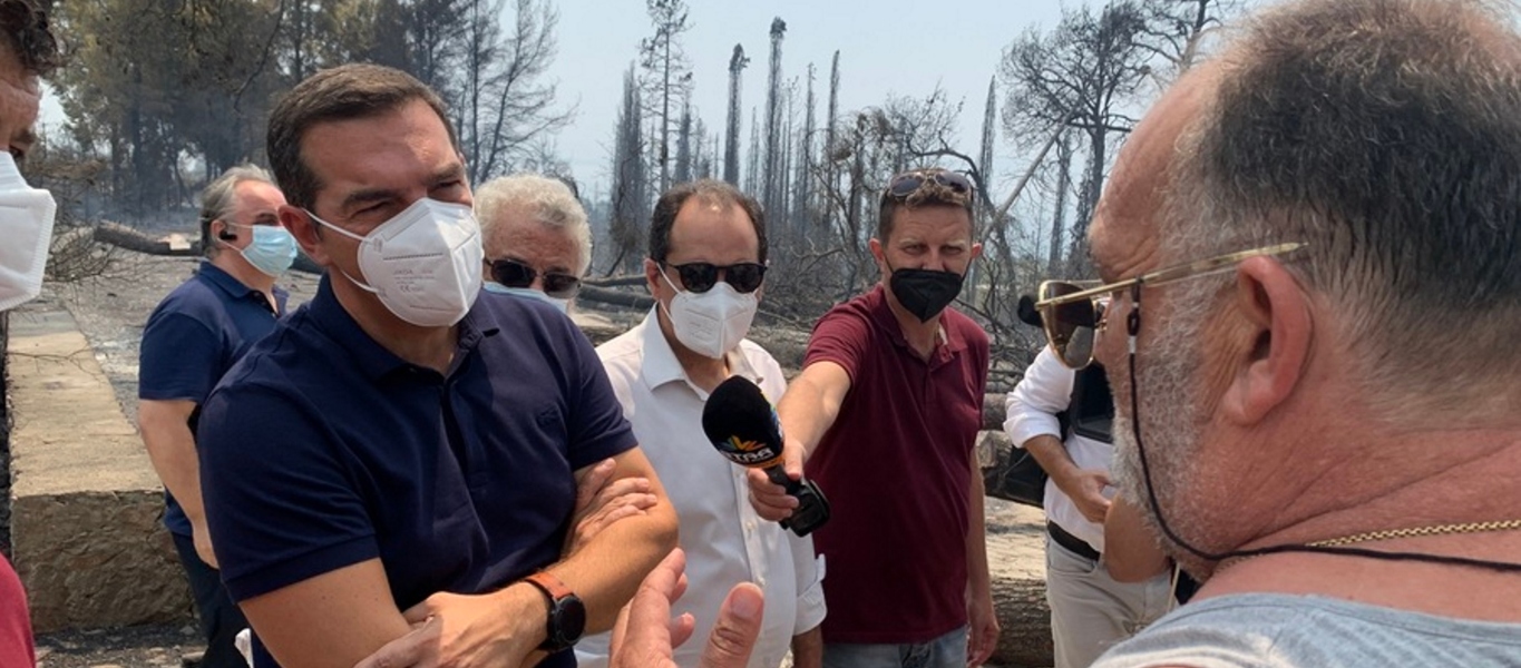 Φωτιά στην Αττική: Μεταβαίνει στο Κρυονέρι ο Αλέξης Τσίπρας