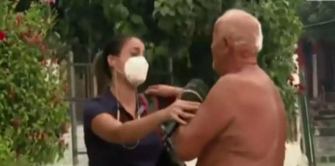 Συγκλονιστικό βίντεο: Ηλικιωμένος κάτοικος της Εύβοιας ξεσπά σε κλάματα στην αγκαλιά δημοσιογράφου! (βίντεο)