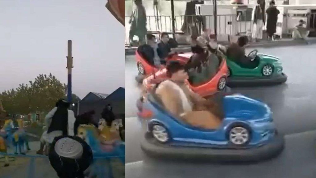 Ταλιμπάν «γιορτάζουν» τη νίκη τους… σε λούνα παρκ! – Παίζουν με συγκρουόμενα και αλογάκια (βίντεο)