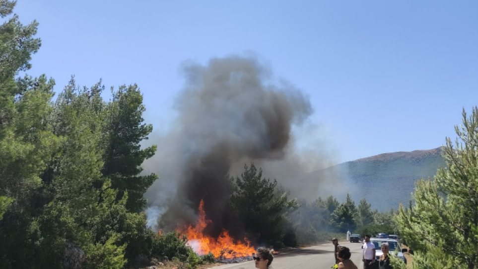 Αντιπεριφερειάρχης Πολιτικής Προστασίας: «Στα Βίλια υπάρχουν μικρές αναζωπυρώσεις που όμως αντιμετωπίζονται»