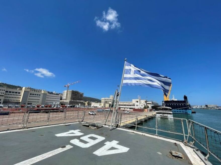 ΓΕΕΘΑ: Στο λιμάνι της Χάιφα η φρεγάτα «Κανάρης» (φωτο)