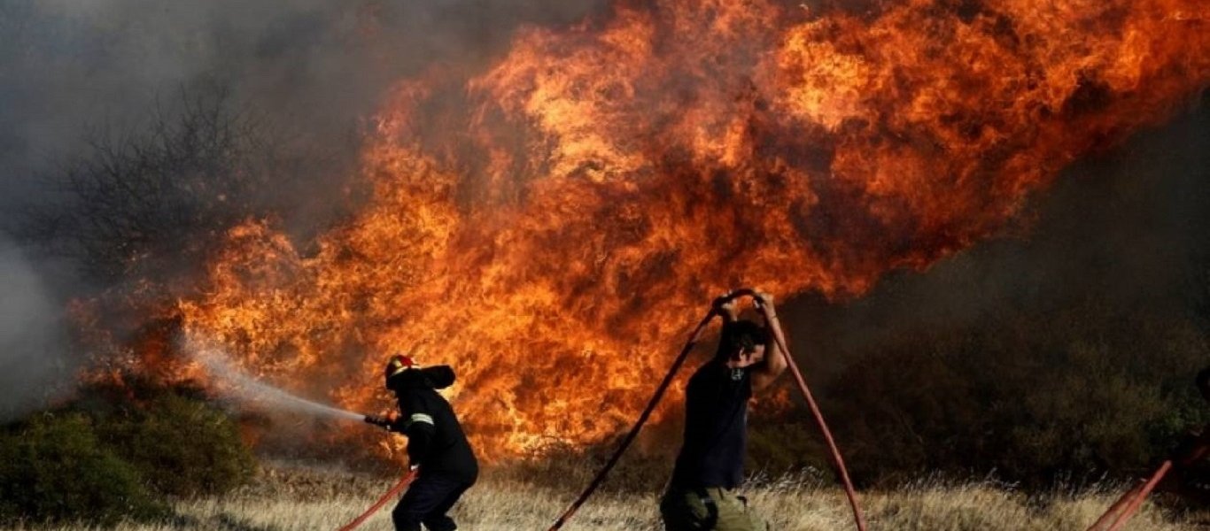 Αμαλιάδα: Οριοθετήθηκε η φωτιά στην περιοχή της Κορυφής (upd)