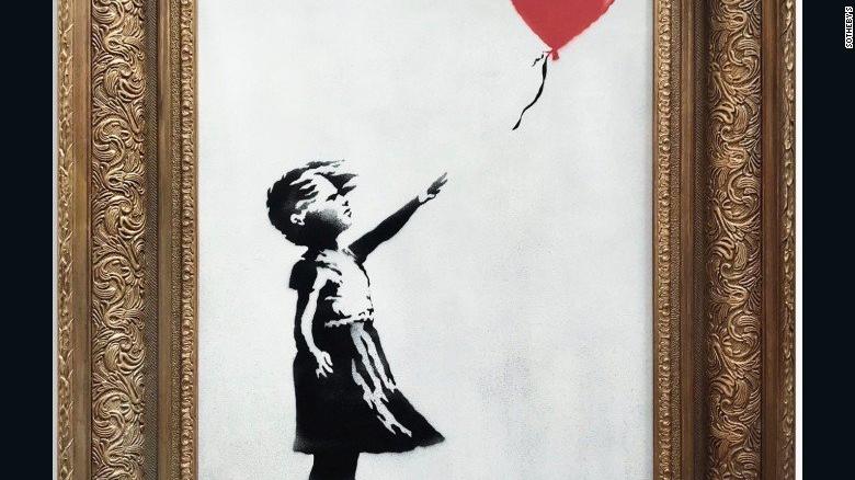 «Το Κορίτσι με το Μπαλόνι»: Ο πίνακας του Banksy πωλείται σε τιμή…ρεκόρ!