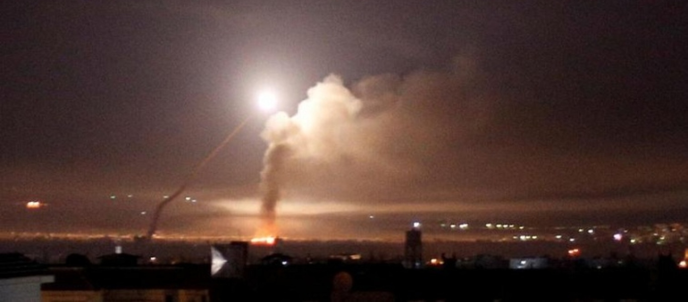 Συρία: Αεροπορική επιδρομή με πυραύλους στη Δαμασκό από το Ισραήλ