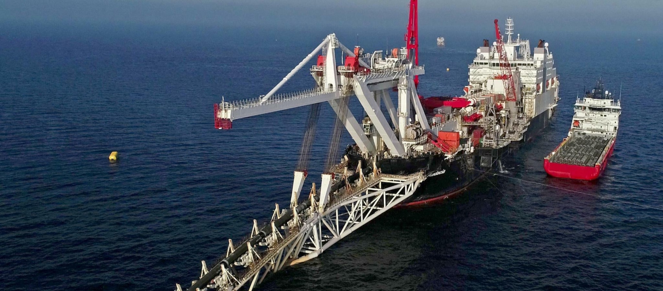 Ολοκληρώθηκαν οι εργασίες για την κατασκευή αγωγού φυσικού αερίου Nord Stream 2