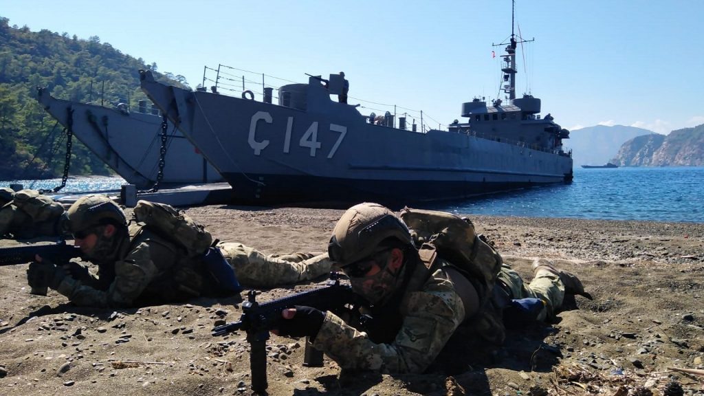 Αποβατική άσκηση των Τούρκων στην Σμύρνη